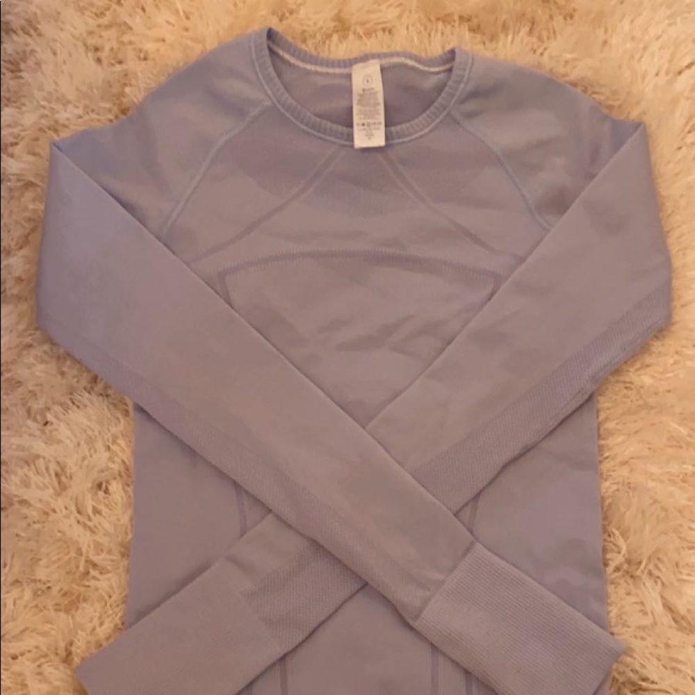 Ivivva Swiftly Tech Lavender Long Sleeve
